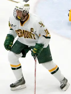 Three-year captain Jaime Sifers helps UVM hum from the blueline and beyond (photo: Melissa Wade).