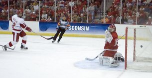 Jack Skille scored the winner last season in the NCAA tournament against Cornell (photo: Ryan Coleman).