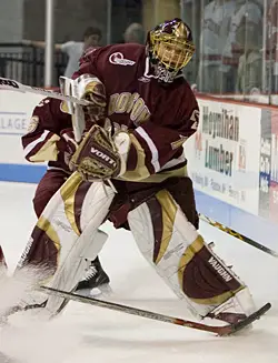 Will Cory Schneider and Boston College hoist the NCAA championship trophy? (photo: Melissa Wade)