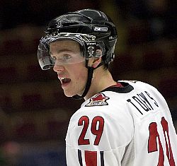 North Dakota's Jonathan Toews was the shootout hero for Canada (photo: Melissa Wade).