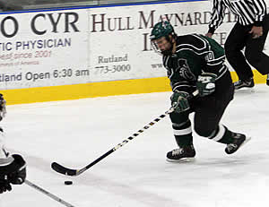 Freshman forward Steve Culbertson looks to continue his torrid goal scoring pace for Castleton.