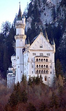 Neuschwanstein Castle was Walt Disney's inspiration for the ubiquitous Disney castle logo.