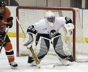 Kevin Amborski will get the start in goal for Fredonia. (photo: Jerry Reilly)