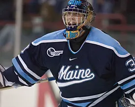 Maine's having a tough go of it, but it's not big Ben Bishop's fault (photo: Melissa Wade).