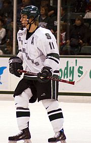 Bryan Lerg also netted one for Michigan State (photo: Ray Bartnikowski).