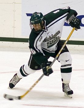 Tim Crowder pitched in on offense in Michigan State's win Friday (photo: Ray Bartnikowski).