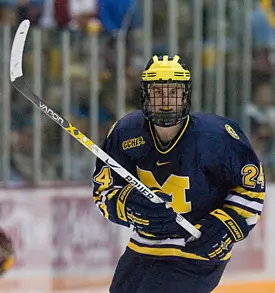 Michigan lost some firepower during the offseason, but Chad Kolarik and his 45 points are back (photo: Melissa Wade).