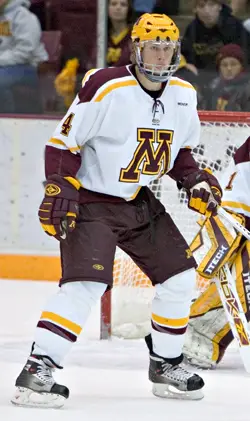 Erik Johnson departs the Gophers after a single season (photo: Melissa Wade.)