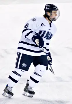 Greg Collins was among the not-so-usual suspects contributing for UNH Friday afternoon (photo: Melissa Wade).