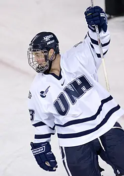 Trevor Smith's shot has been a deadly weapon for UNH this season (photos: Melissa Wade).