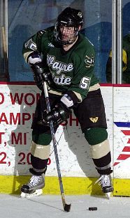 Taylor Donohoe made the trek from western Canada to play for Wayne State (photo: Mark Hicks / WestSide Photography).