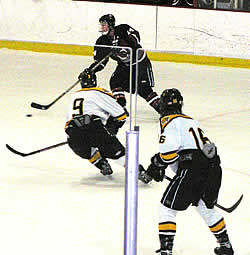 Co-Captain Will Bennett (top) hopes to get Wesleyan off on the right foot when the Cardinals host Amherst.