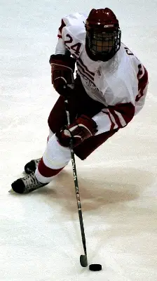 Plattsburgh freshman forward -- and leading scorer -- Dylan Clarke (photo: Patrick Stewart, Plattsburgh State Sports Information).