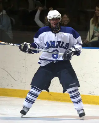 Freshman Ryan Riffe is second on the team in goals for Conn. College (photo by Paul Brandon).