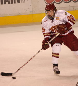 Trotter's abilities with the puck strengthen his line. Photo: Candace Horgan