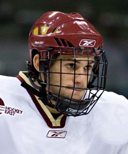 Brian Gibbons scored twice Monday en route to being named Beanpot MVP (photo: Melissa Wade).