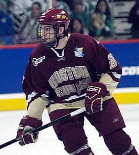 Andrew Orpik is part of a history of familial success at Boston College (photo: Candace Horgan).