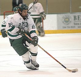 Senior forward Jake Bluhm will wear a co-captain's 'C' for Bemidji State this season (photo: Bemidji State University).