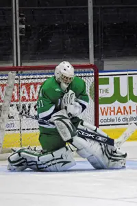 Matt Lundin is now wearing Mercyhurst colors and living his dream again. (photo:  Ange Lisuzzo)