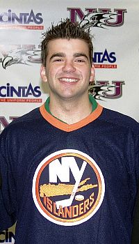 Niagara's Sean Bentivoglio is among the scoring leaders for the New York Islanders' AHL affiliate in Bridgeport Sound.
