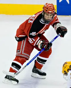 Rensselaer returns Hobey Baker Award finalist Chase Polacek, but other key departures could make offense a challenge for the Engineers (photo: Melissa Wade).