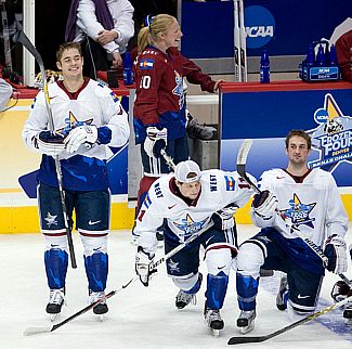 Laughs abound at the Skills Challenge Friday (photo: Melissa Wade).