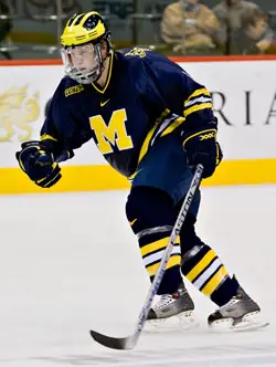 Michigan defenseman Steve Kampfer (photo: Melissa Wade).