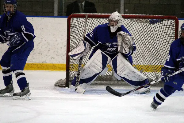 Junior Ryan Donovan has been solid for the Beacons in goal. 
