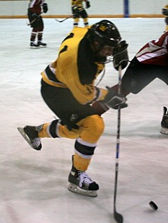 Gustavus Adolphus senior forward David Martinson is the USCHO Division III Player of the Year (photo: Matthew Webb). 