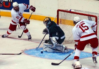 Matt Dalton will forgo his final two years at Bemidji State after signing with the Boston Bruins (photo: Christopher Brian Dudek).