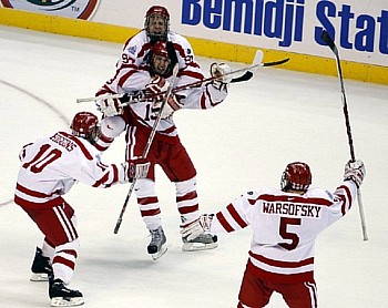 Boston University won every championship it played for last season (photo: Jim Rosvold).