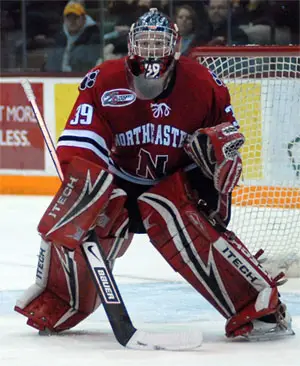 Brad Thiessen is Northeastern's career leader in multiple statistical categories (photo: Jason Waldowski).