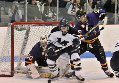 Forward Ken Suchoski has added to Middlebury's scoring balance and depth (photo: Trent Campbell).