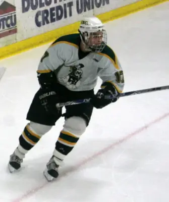 St. Norbert's Tyler Allen scored the game-winning goal (photo: Matthew Webb).