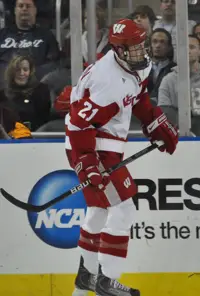 Derek Stepan had two goals and two assists Thursday against RIT (photo: Candace Horgan).