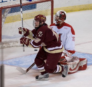 Miami's loss to Boston College in the 2008 regional final was its third straight season-ender against the Eagles (photo: Melissa Wade).