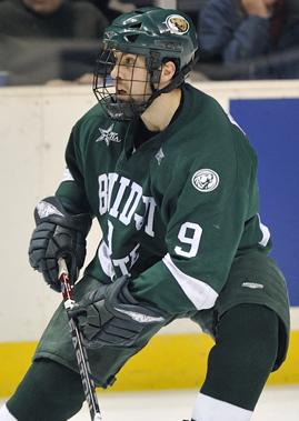 Chris Peluso's draft rights went from Pittsburgh to Toronto at the NHL trade deadline (photo: BSU Photo Services).