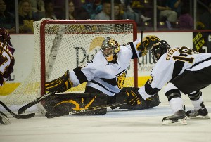 Freshman Joe Howe is one of the major reasons why Colorado College is playing better than most predicted early this season (photo: Casey B. Gibson).