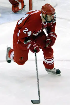 Plattsburgh’s Dylan Clarke leads the Cardinals in scoring (photo: Angelo Lisuzzo).