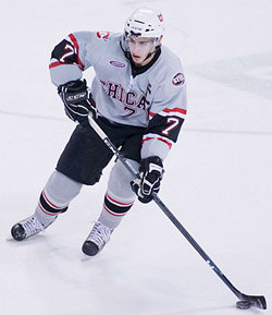 Colorado College recruit John Moore is the top-ranked defenseman in this year's NHL entry draft (file photo: Robert J. Meyer, USHL Images).