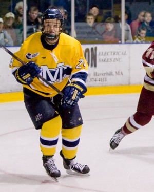 Merrimack's Stephane Da Costa had 45 points in his rookie season (photo: Melissa Wade).