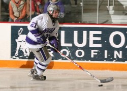 Chris Moran scored for Niagara in a 3-1 win over Alabama-Huntsville last Saturday (photo: Niagara Athletics).