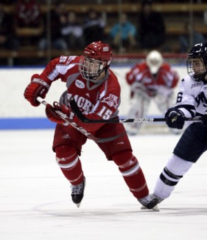 Nick Johnson leads the nation with 25 goals (photo: Sacred Heart Athletics).