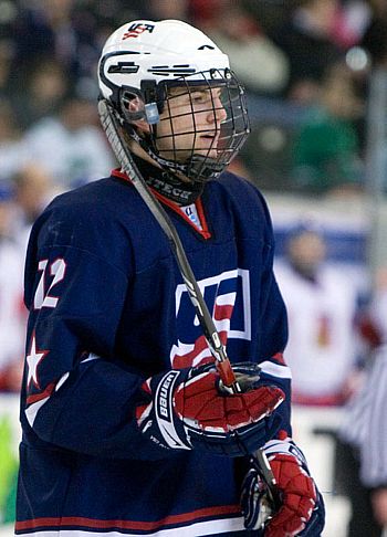 Michigan recruit Chris Brown was the first player with collegiate ties taken Saturday in Montreal (photo: Melissa Wade).