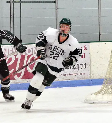 With 13 points in his last five games, junior Terry Woods has led Babson to second place in the ECAC East (photo: Babson SID).