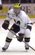 Andy Hilbert left school to sign with Boston, but didn't get the NHL playing time he expected. (USCHO file photo)