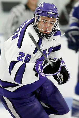 Holy Cross forward Rob Linsmayer. (Jim Pierce)