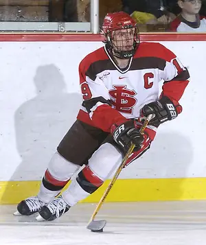 SLU Men's Hockey V. Union.#19  Rich Peverley  2004 (Tara LaFredo)