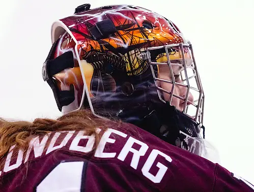 Shenae Lundberg (Union - 1). Princeton honored the 2012 senior class, as the Tigers defeated Union 3-0 at Hobey Baker Rink in Princeton, N.J. (Shelley M. Szwast)