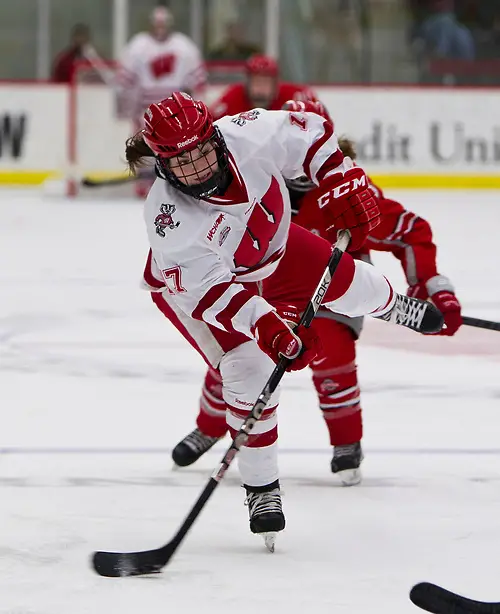 12 Jan 13: Blayre Turnbull (Wisconsin - 17) The University of Wisconsin Badgers host the Ohio State Buckeyes at La Bahn Arena in Madison, WI. (Dan Sanger)